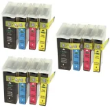 3x Tusze Zamienniki 100XL CMYK (14N1912) (komplet) do Lexmark Impact S500