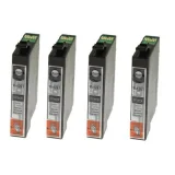 4x Tusz Zamiennik T1281 (C13T12814010) (Czarny) do Epson Stylus SX425 W