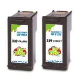 Tusze Zamienniki 339 (C9504EE) (Czarne) (dwupak) do HP OfficeJet 6310xi