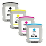 Tusze Zamienniki 88 XL CMYK (komplet) do HP OfficeJet Pro L7580