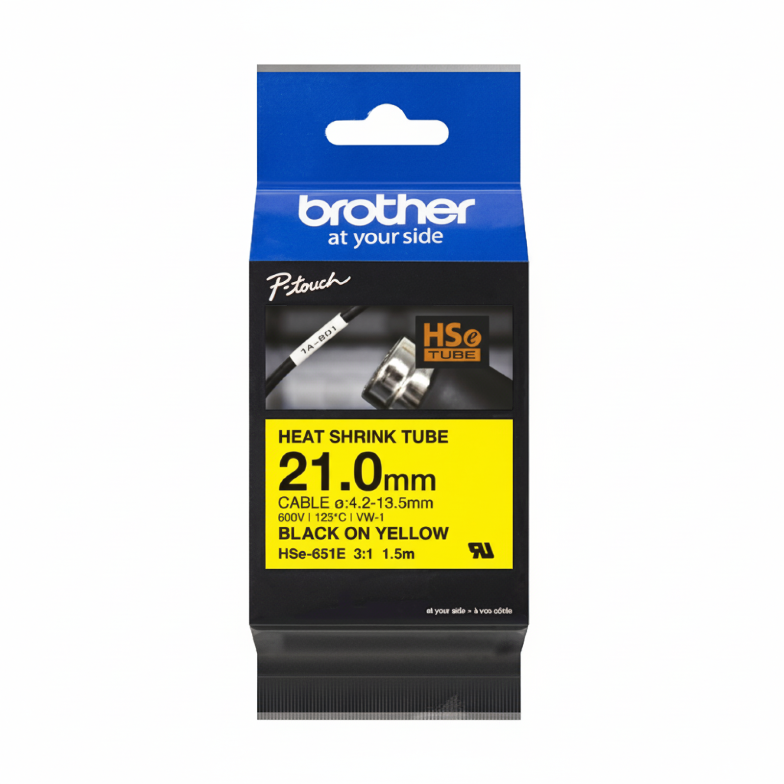 Rurka Termokurczliwa Oryginalna Brother HSe-651E (HSe-651E) (Żółty)