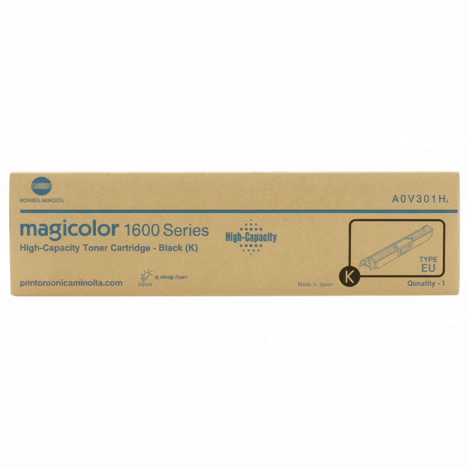 Toner Oryginalny KM MC 1600W 1690MF (A0V301H) (Czarny)