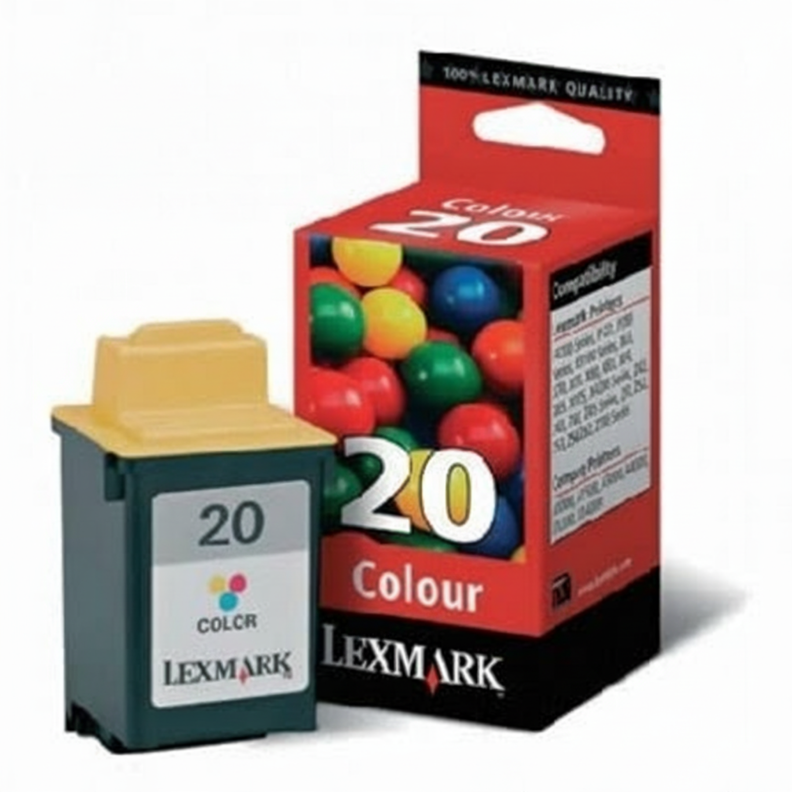Tusz Oryginalny Lexmark 20 (15M0120, 15MX120E) (Kolorowy)