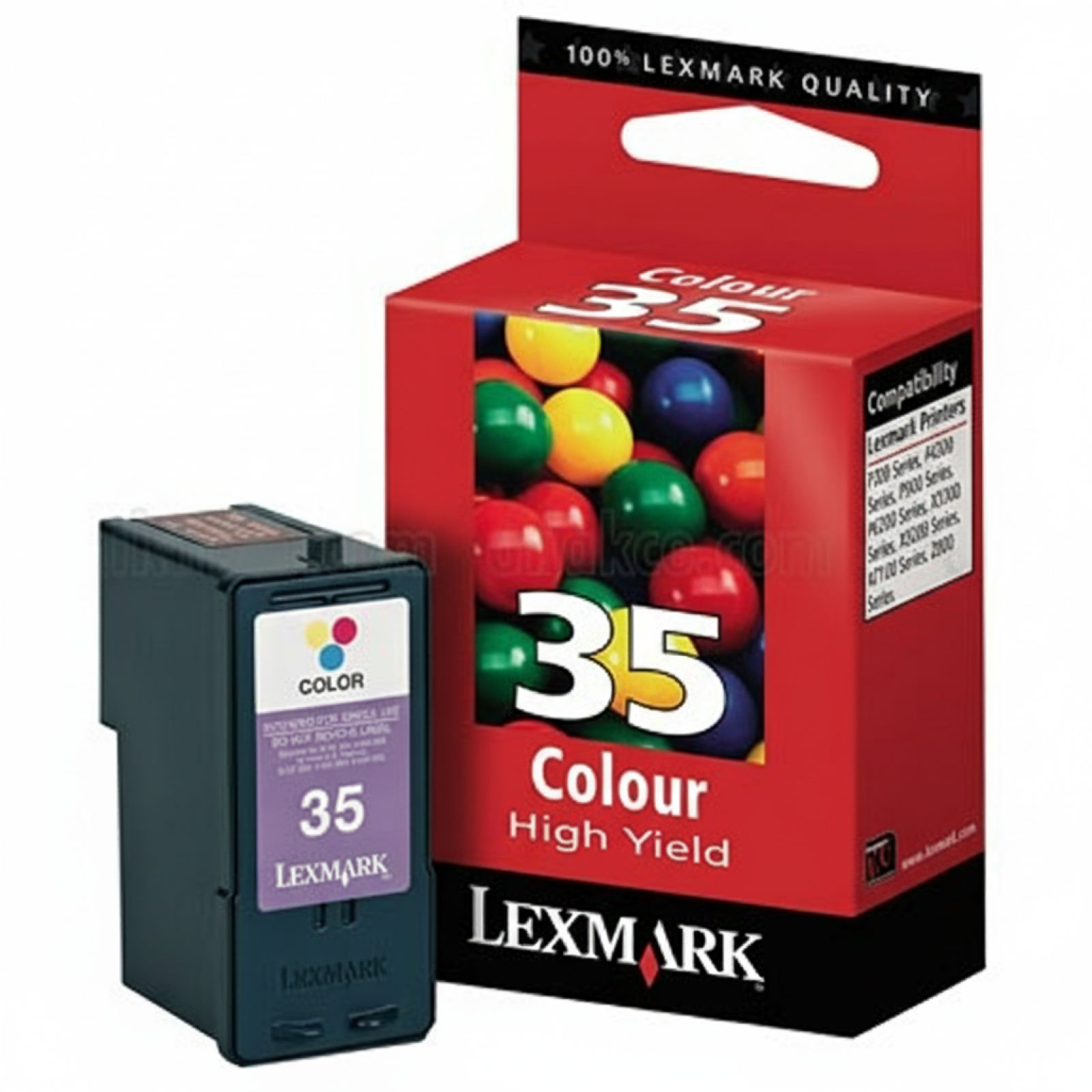 Tusz Oryginalny Lexmark 35 (18C0035E) (Kolorowy)