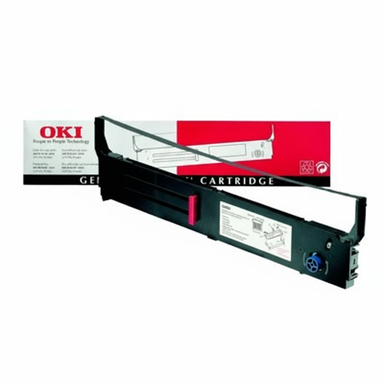 Taśma Barwiąca Oryginalna Oki RIB-4410 (40629303) (Czarny)