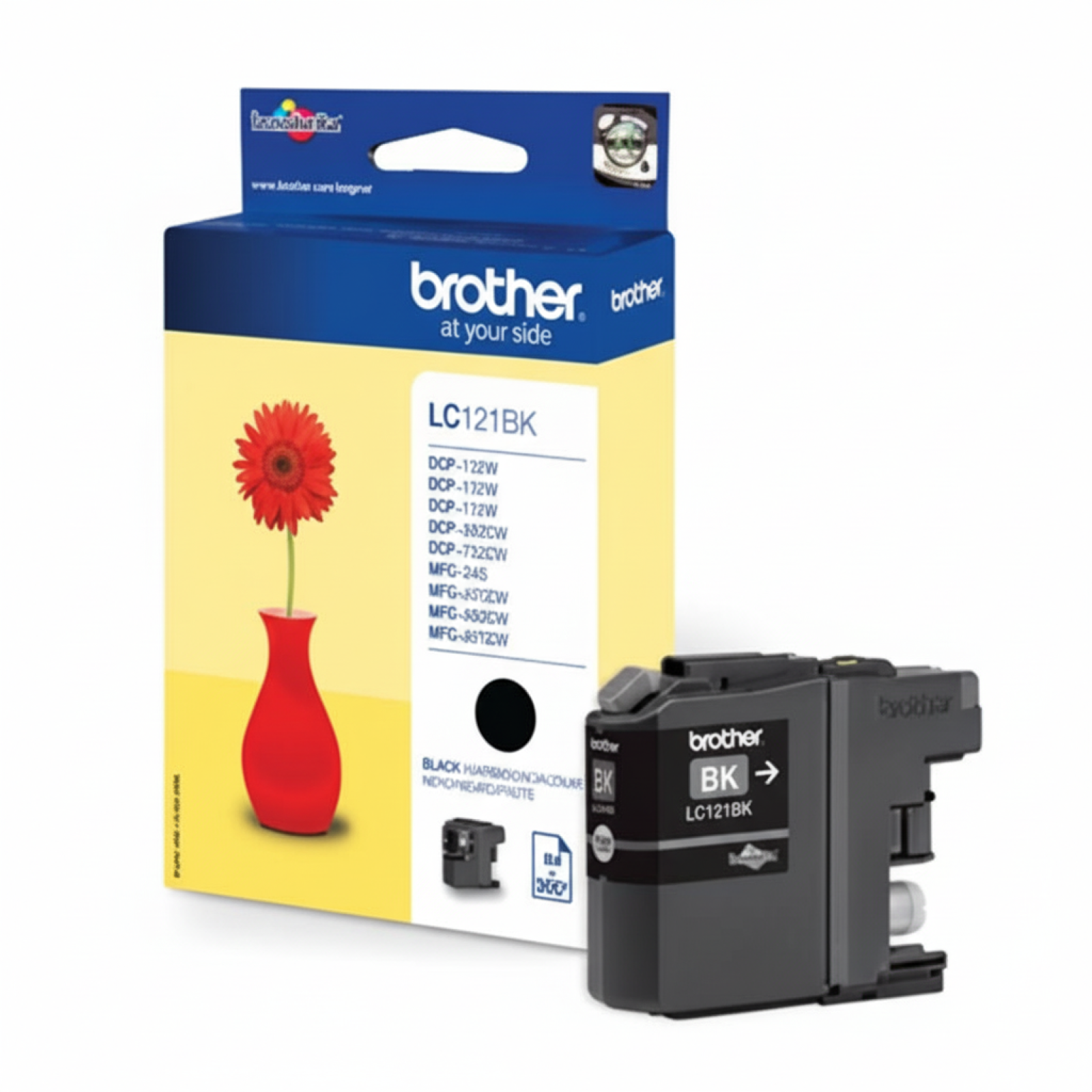 Tusz Oryginalny Brother LC-121 BK (LC121BK) (Czarny)