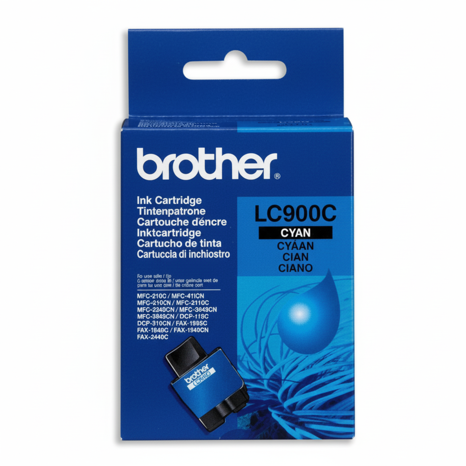 Tusz Oryginalny Brother LC-900 C (LC900C) (Błękitny)