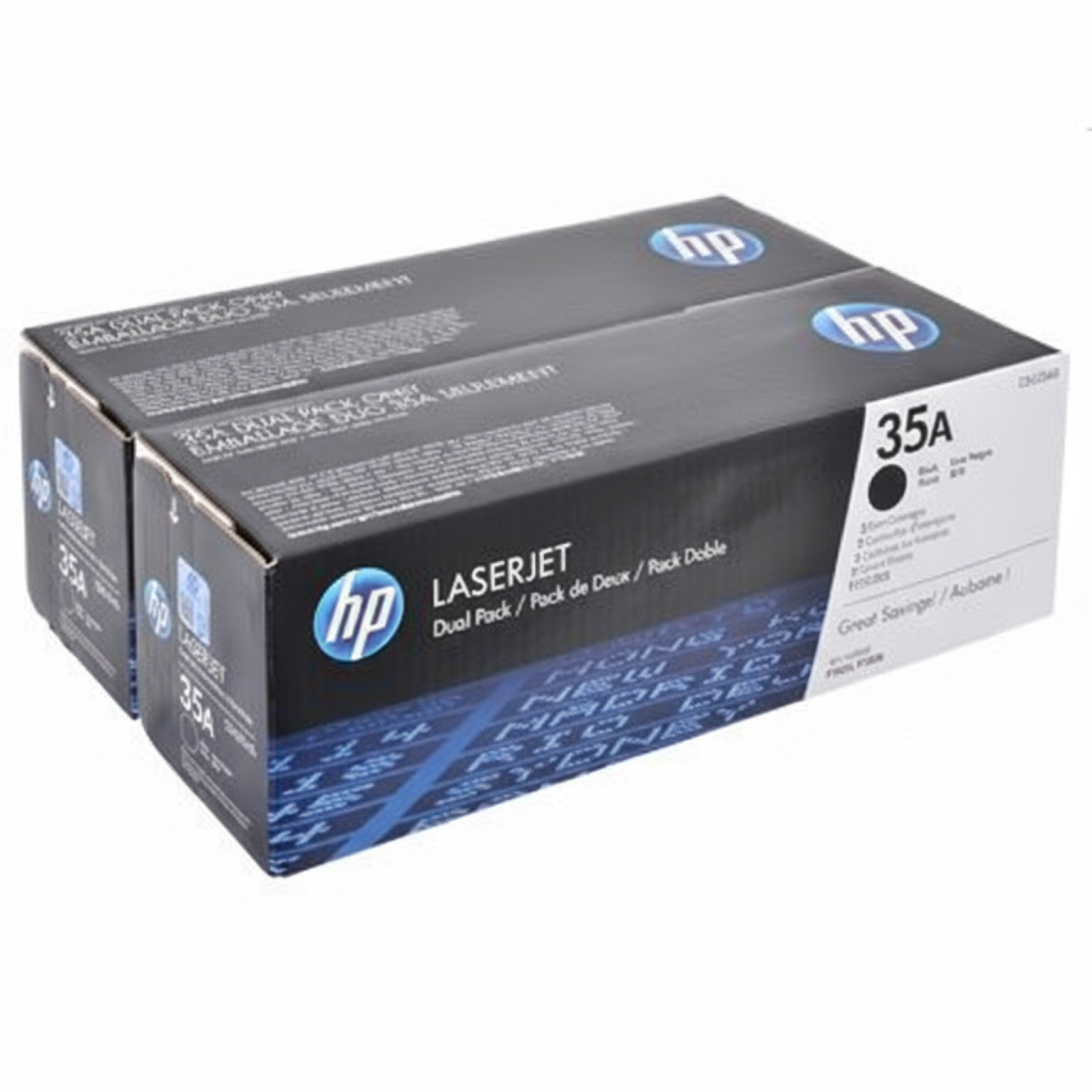 Tonery Oryginalne HP 35A (CB435AD) (Czarne) (dwupak)