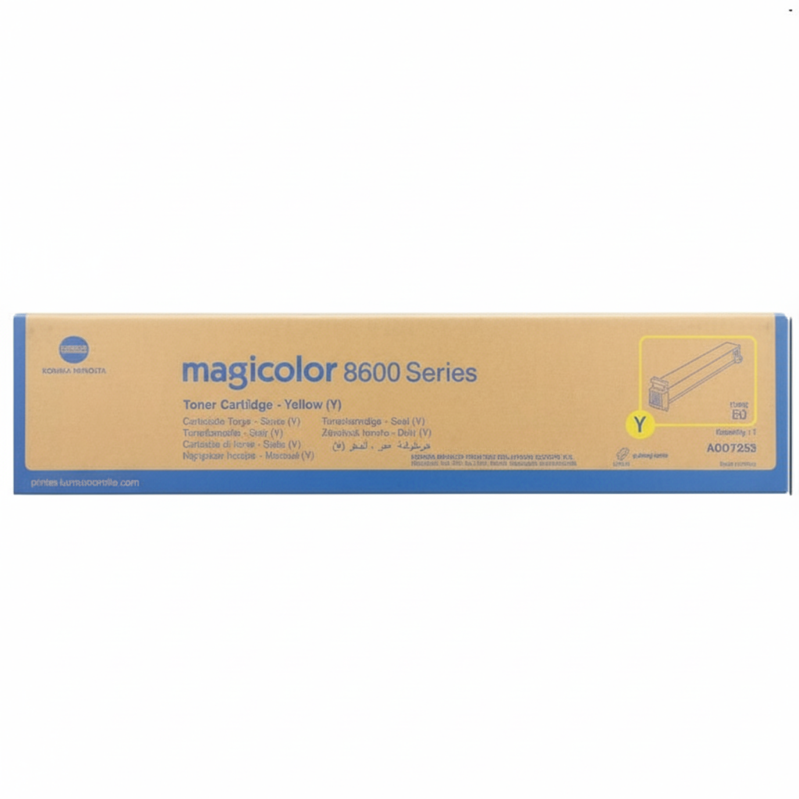 Toner Oryginalny KM 8650 Y (A0D7253) (Żółty)