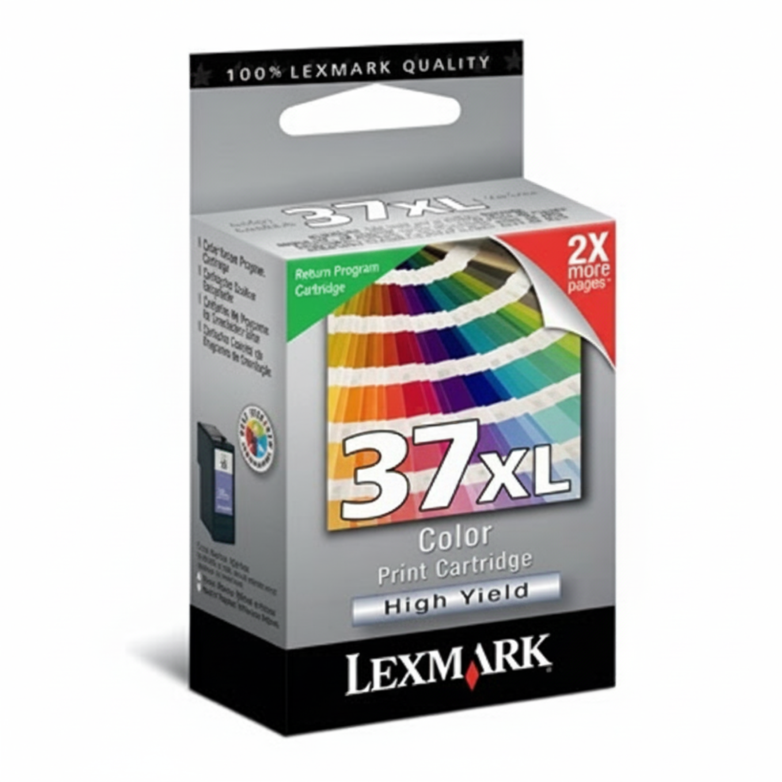 Tusz Oryginalny Lexmark 37 XL (18C2180) (Kolorowy)