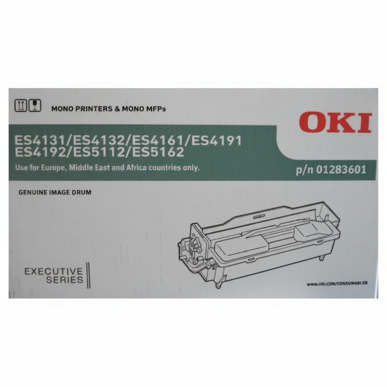Bęben Oryginalny Oki 01283601 (01283601) (Czarny)