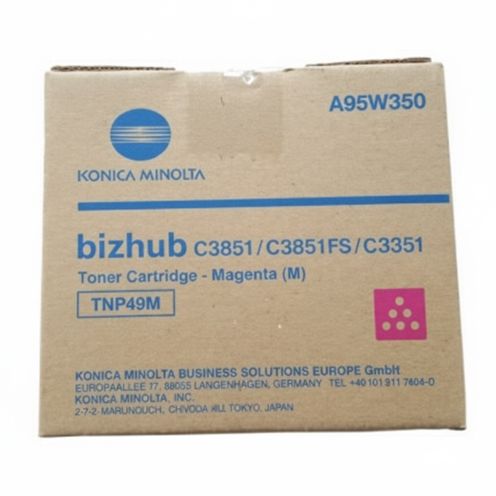 Toner Oryginalny KM TNP-49M (A95W350) (Purpurowy)