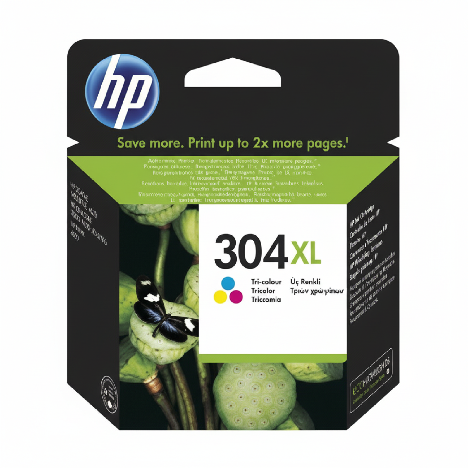Tusz Oryginalny HP 304 XL (N9K07AE) (Kolorowy)
