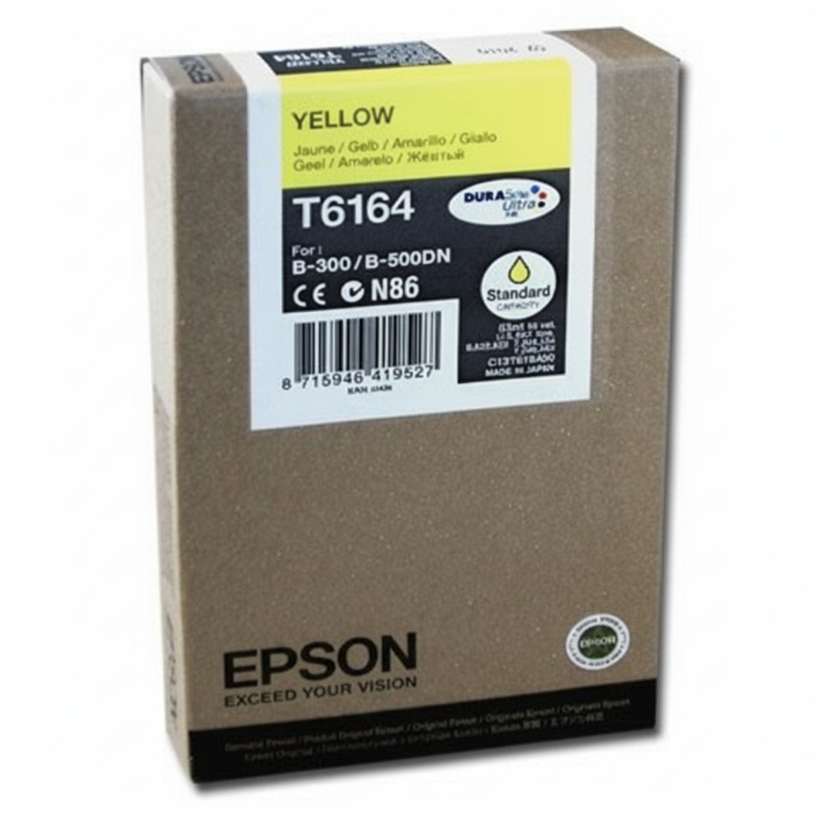 Tusz Oryginalny Epson T6164 (C13T616400) (Żółty)