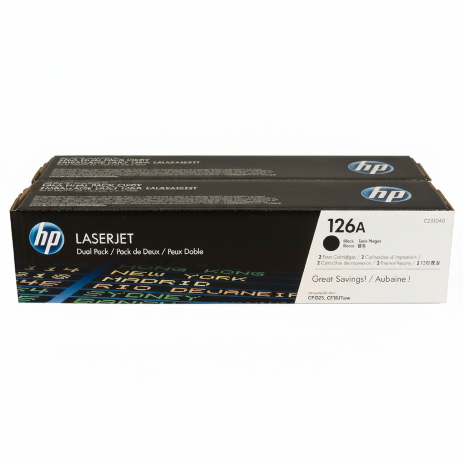 Tonery Oryginalne HP 126A (CE310AD) (Czarne) (dwupak)