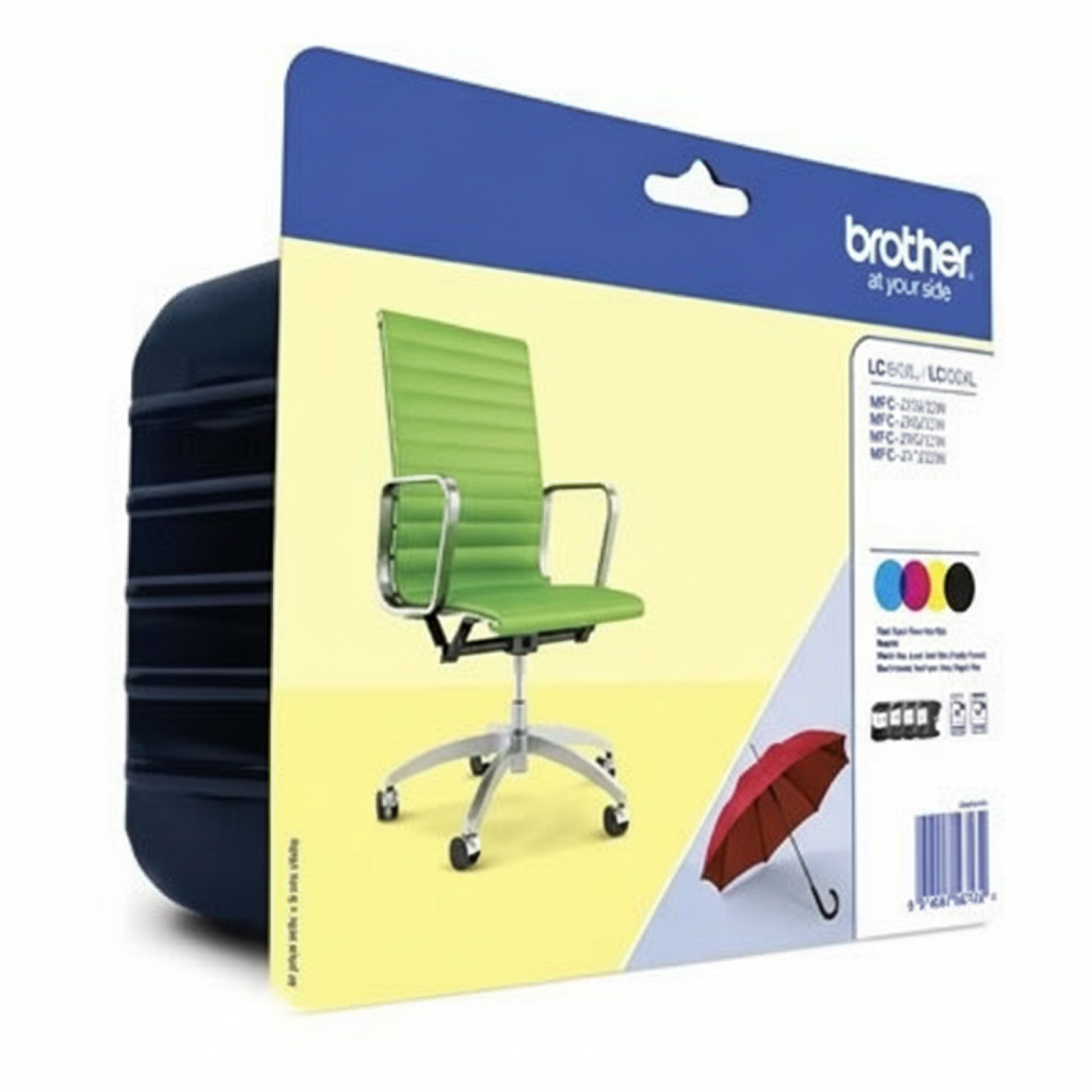 Tusze Oryginalne Brother LC-229 XL BK  + 225 XL CMY (LC229XLVALBP) (komplet)