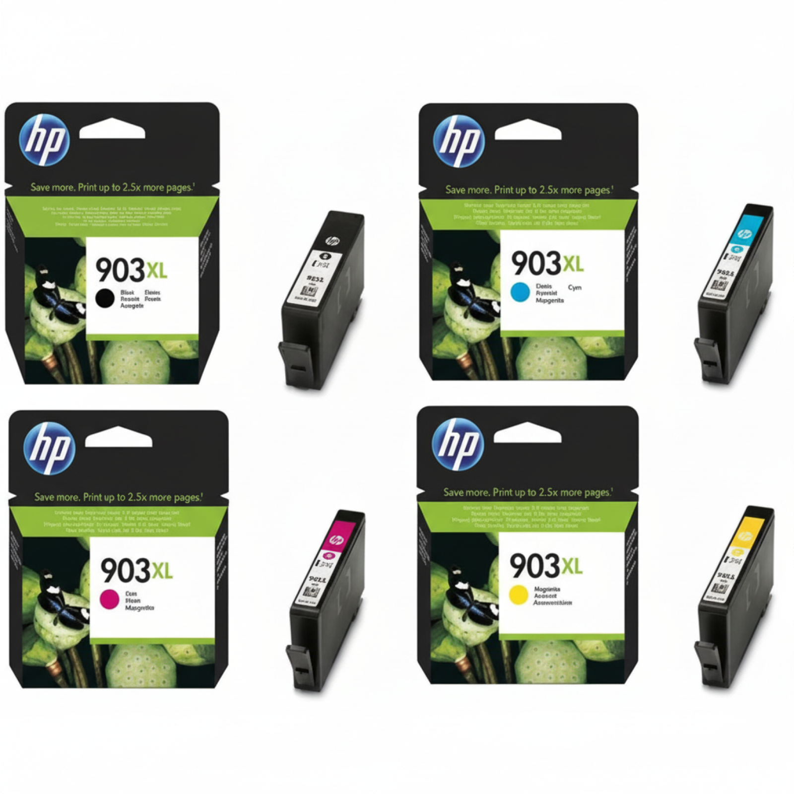 Tusze Oryginalne HP 903 XL CMYK (3HZ51AE) (komplet)
