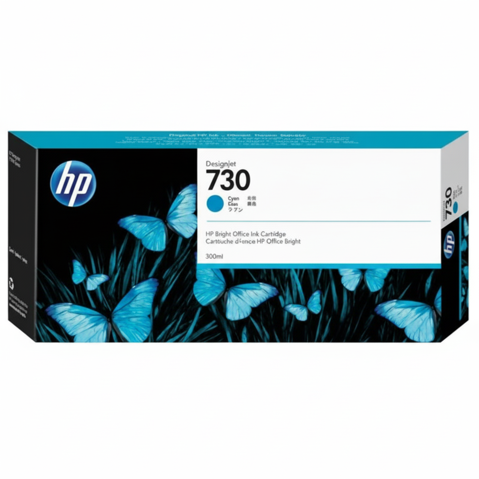 Tusz Oryginalny HP 730 300ml (P2V68A) (Błękitny)