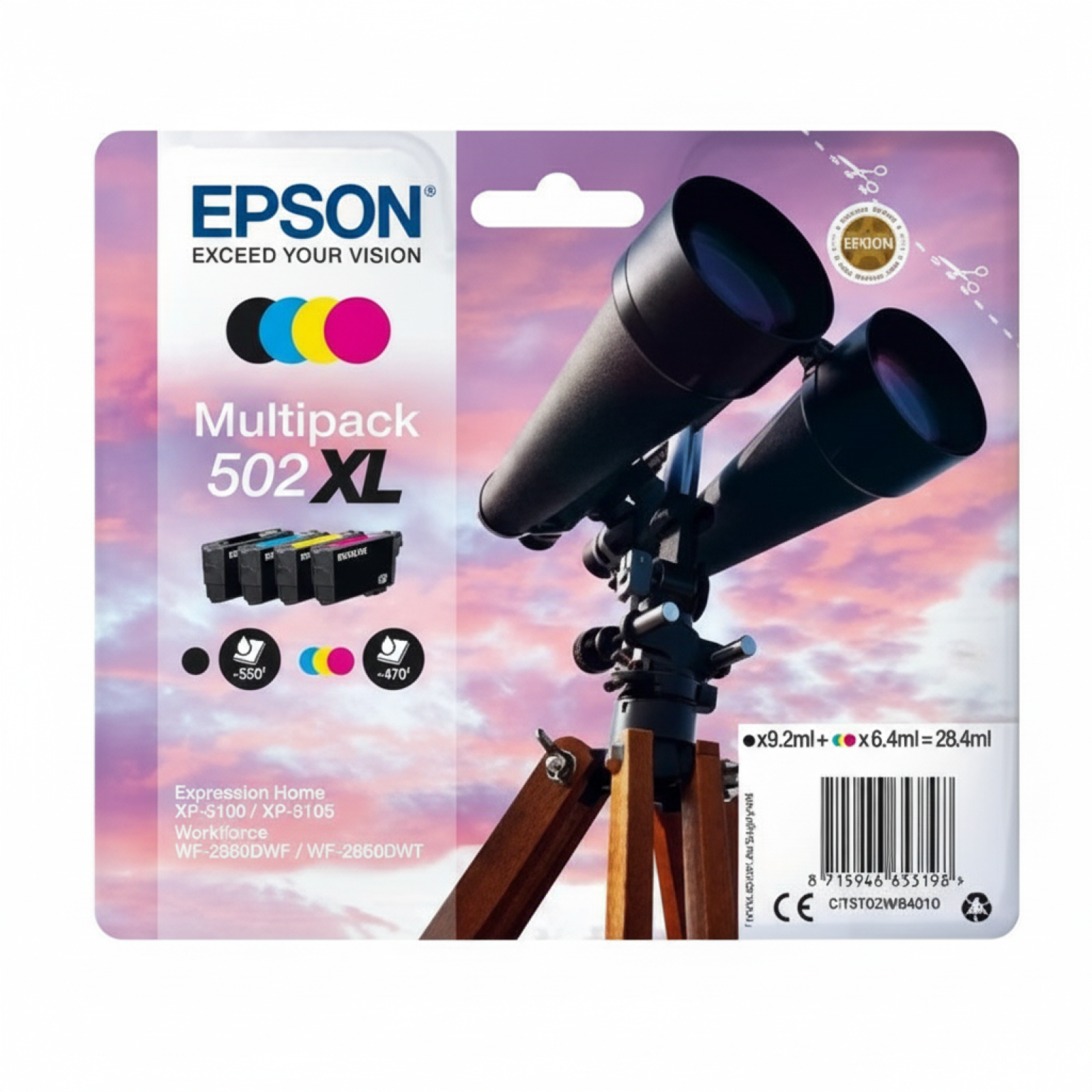 Tusze Oryginalne Epson 502 XL (C13T02W64010) (komplet)