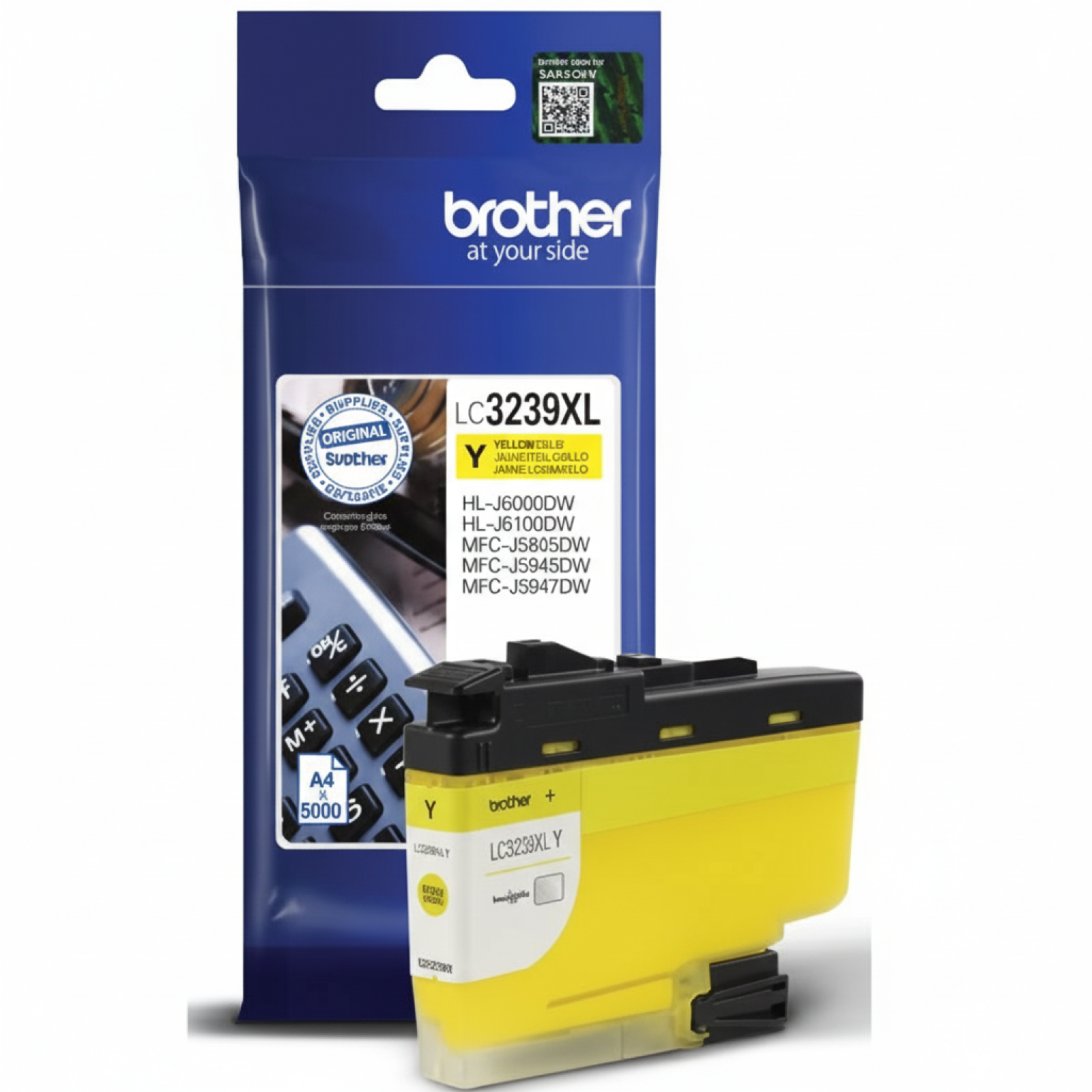 Tusz Oryginalny Brother LC-3239 XL Y (LC3239XLY) (Żółty)