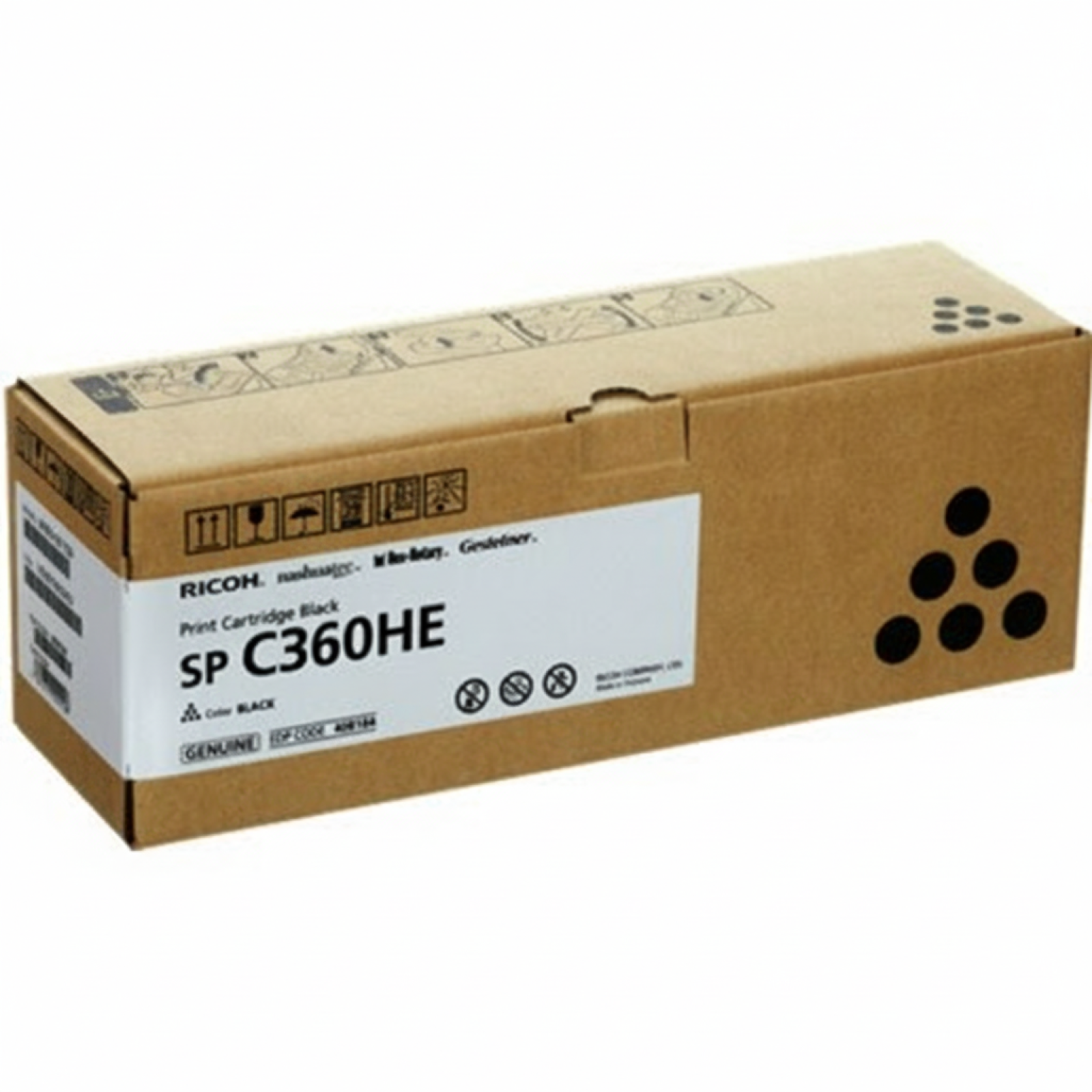 Toner Oryginalny Ricoh C360HE (408184) (Czarny)