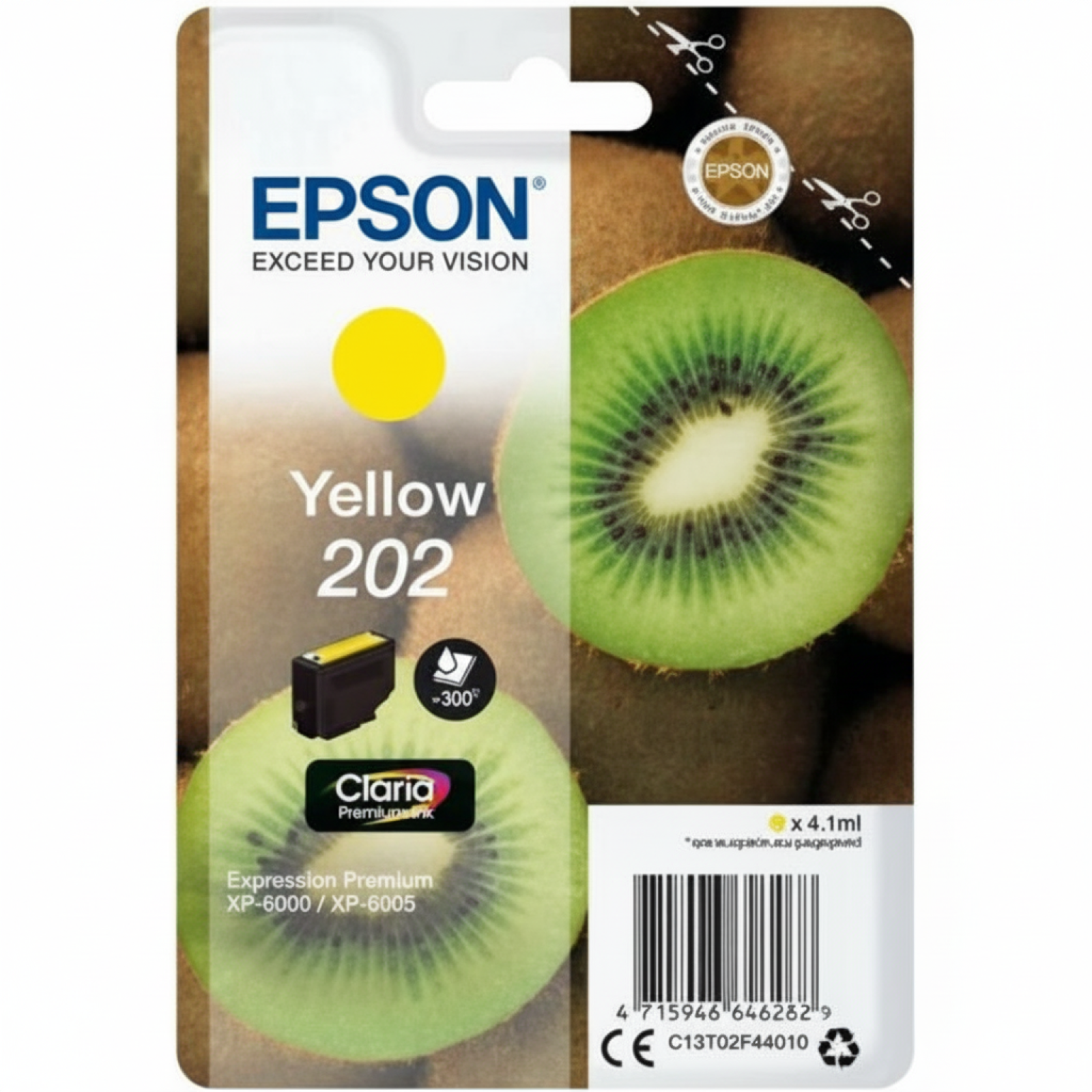 Tusz Oryginalny Epson 202 (C13T02F44010) (Żółty)