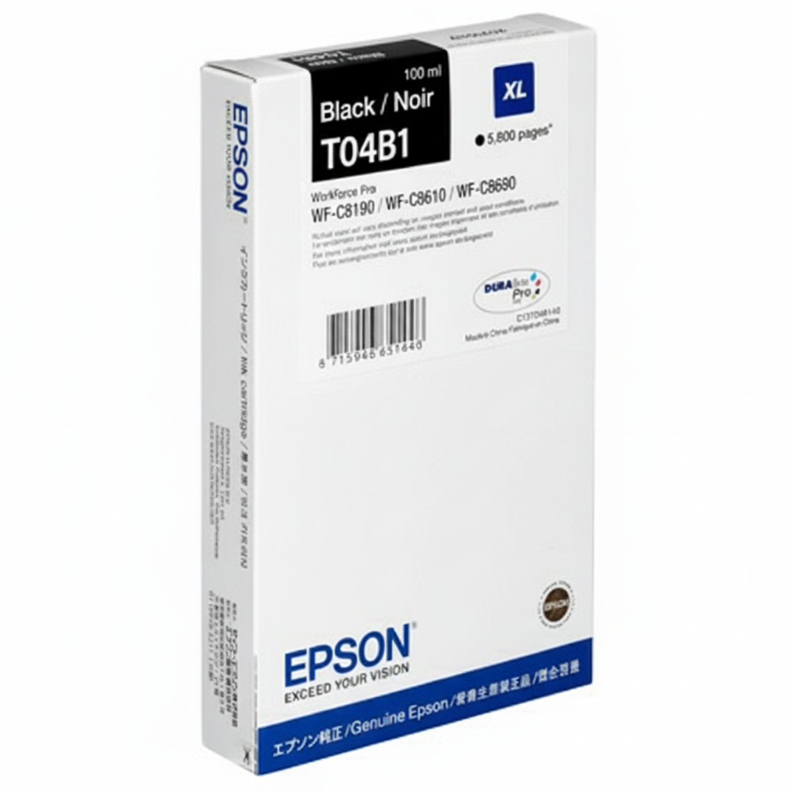 Tusz Oryginalny Epson T04B1 XL (C13T04B140) (Czarny)