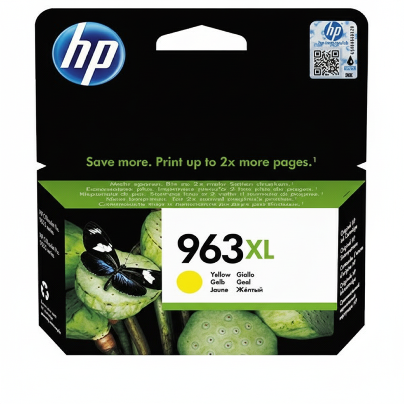 Tusz Oryginalny HP 963 XL (3JA29AE) (Żółty)