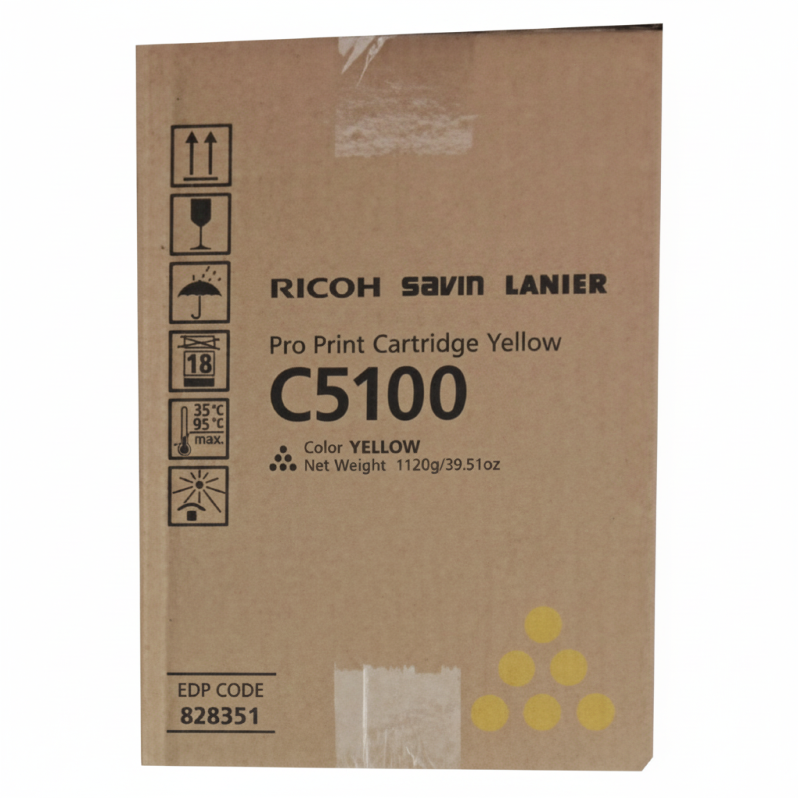 Toner Oryginalny Ricoh C5100 (828403) (Żółty)