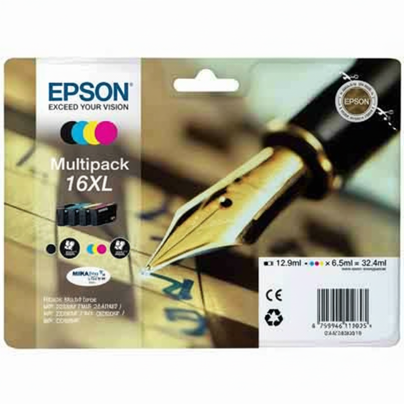 Tusze Oryginalne Epson T1636 (16 XL) (C13T16364010) (komplet)