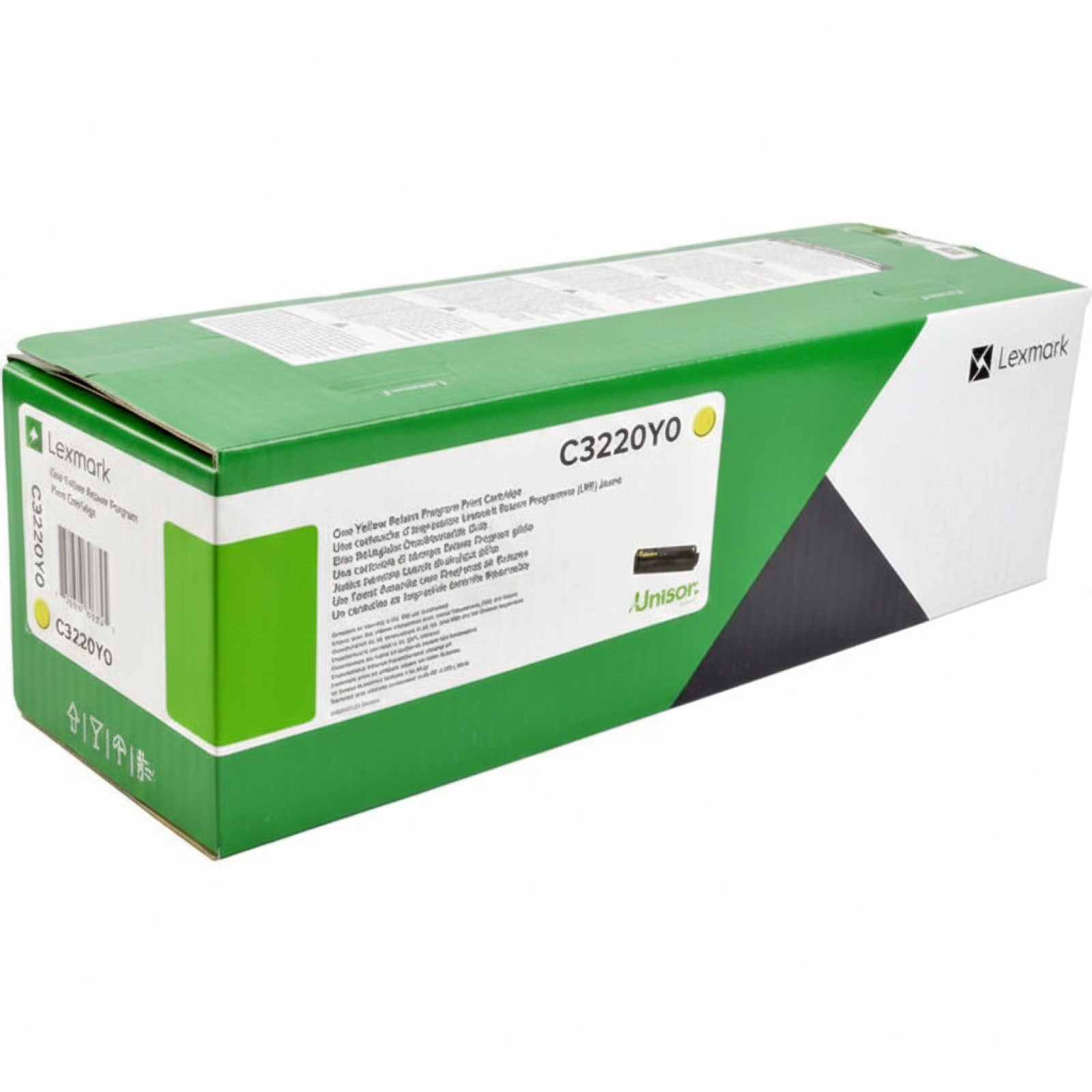 Toner Oryginalny Lexmark C322 Y (C3220Y0) (Żółty)