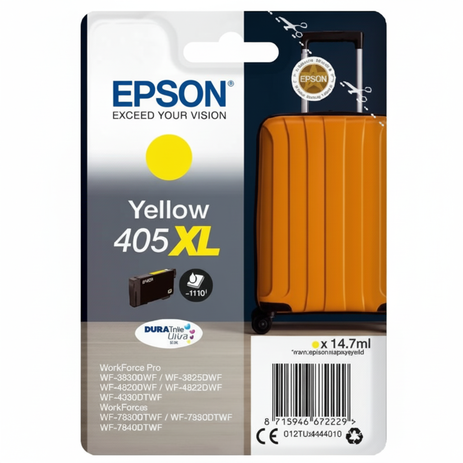 Tusz Oryginalny Epson 405 (C13T05G44010) (Żółty)