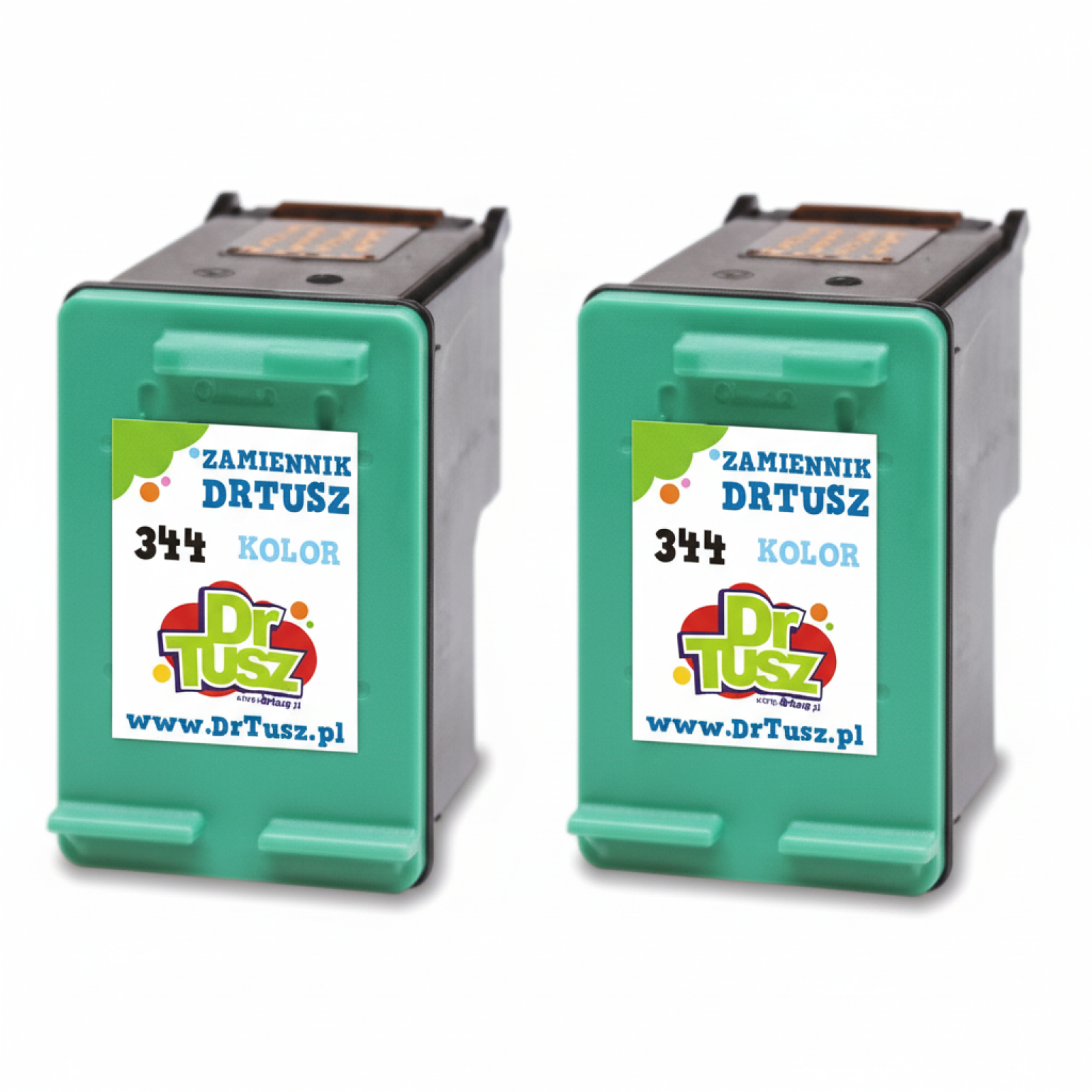 Tusze Zamienniki 344 do HP (C9505EE) (Kolorowe) (dwupak)