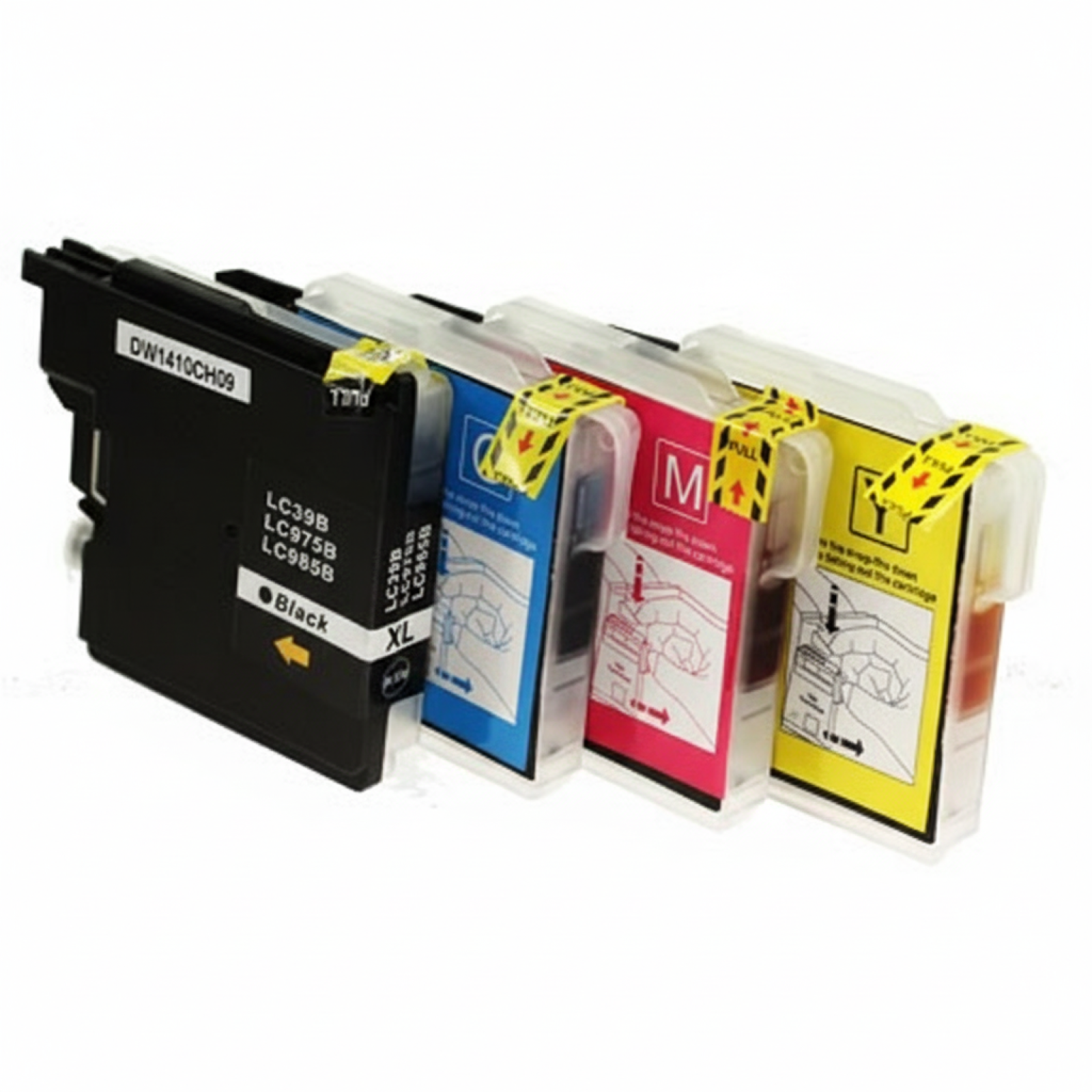 Tusze Zamienniki LC-985 CMYK do Brother (LC985VALBP) (komplet)