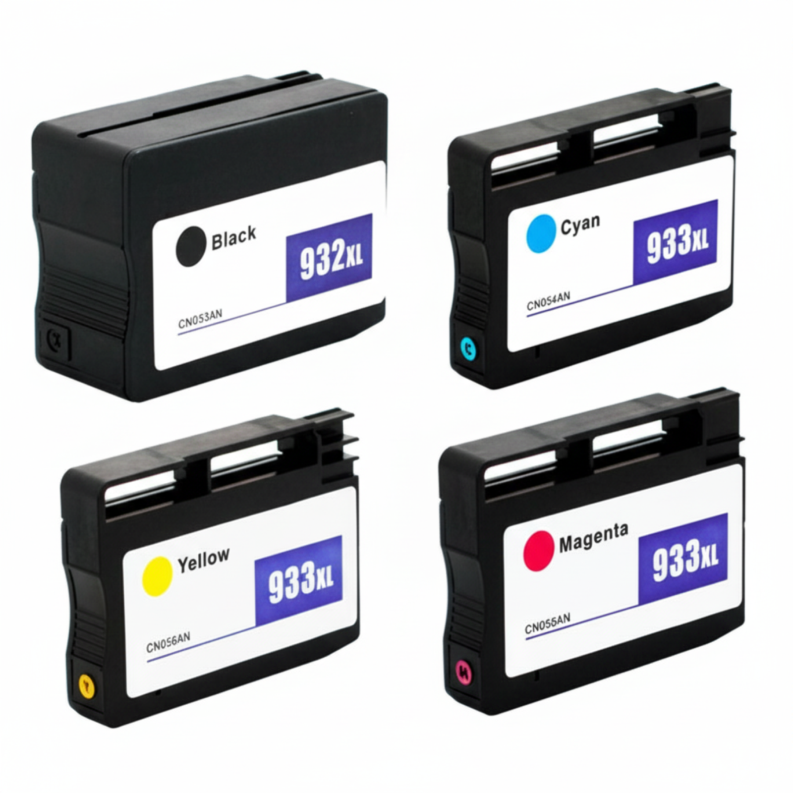 Tusze Zamienniki 932 XL BK + 933 XL CMY do HP (C2P42AE) (komplet)