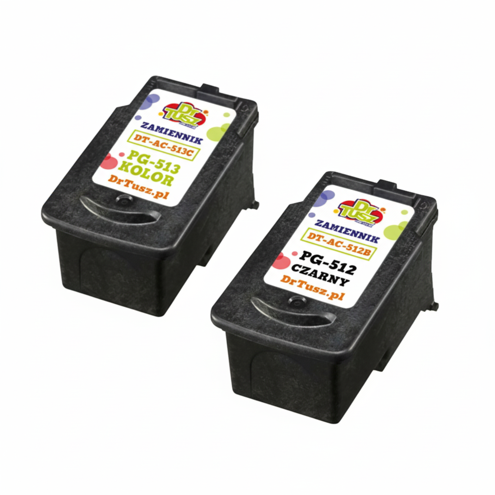 Tusze Zamienniki PG-512 CL-513 do Canon (DT-AC-512 K) (komplet)