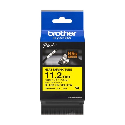 Rurka Termokurczliwa Oryginalna Brother HSe-631 (HSe-631) (Żółty)