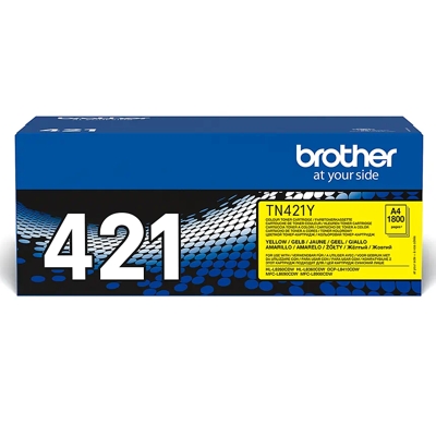 Toner Oryginalny Brother TN-421Y (TN421Y) (Żółty)