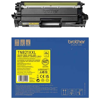 Toner Oryginalny Brother TN-821 XXLY (TN821XXLY) (Żółty)