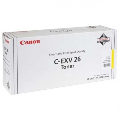 Toner Oryginalny Canon C-EXV 26 Y (1657B006) (Żółty)