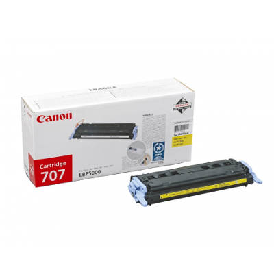 Toner Oryginalny Canon CRG-707 Y (9421A004AA) (Żółty)