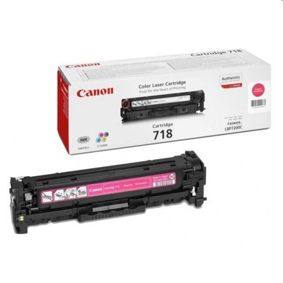 Toner Oryginalny Canon CRG-718 M (2660B002AA) (Purpurowy)