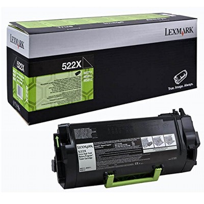 Toner Oryginalny Lexmark 522X (52D2X00) (Czarny)