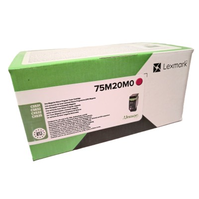 Toner Oryginalny Lexmark 75M20M0 (75M20M0) (Purpurowy)