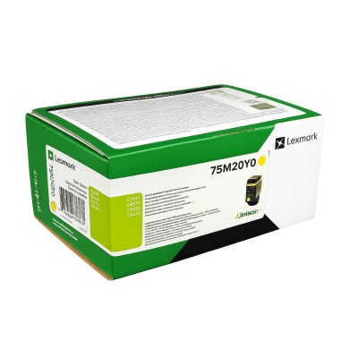 Toner Oryginalny Lexmark 75M20Y0 (75M20Y0) (Żółty)