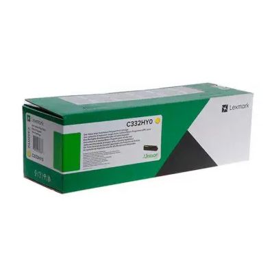 Toner Oryginalny Lexmark C332H (C332HY0) (Żółty)