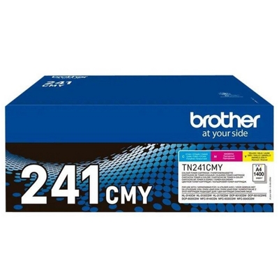Tonery Oryginalne Brother TN-241 CMY (TN241CMY) (trójpak)