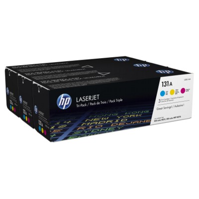 Tonery Oryginalne HP 131A CMY (U0SL1AM) (trójpak)