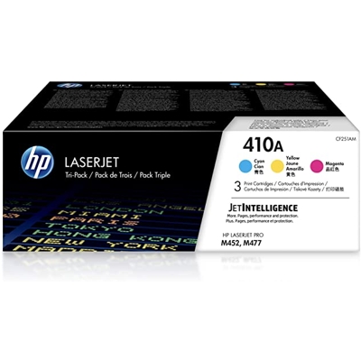 Tonery Oryginalne HP 410A CMY (CF251AM) (trójpak)