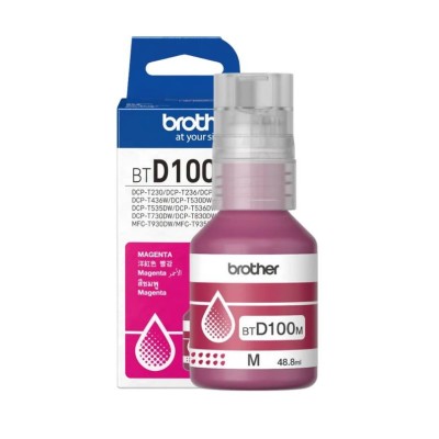 Tusz Oryginalny Brother BT-D100 M (BTD100M) (Purpurowy)